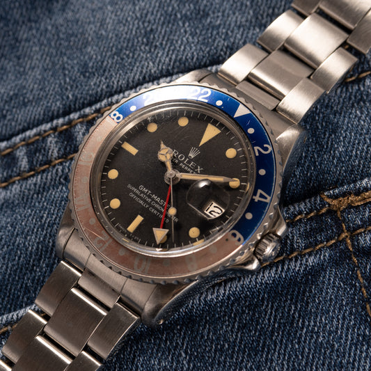 Rolex Ref. 1675 SS GMT Master Long E