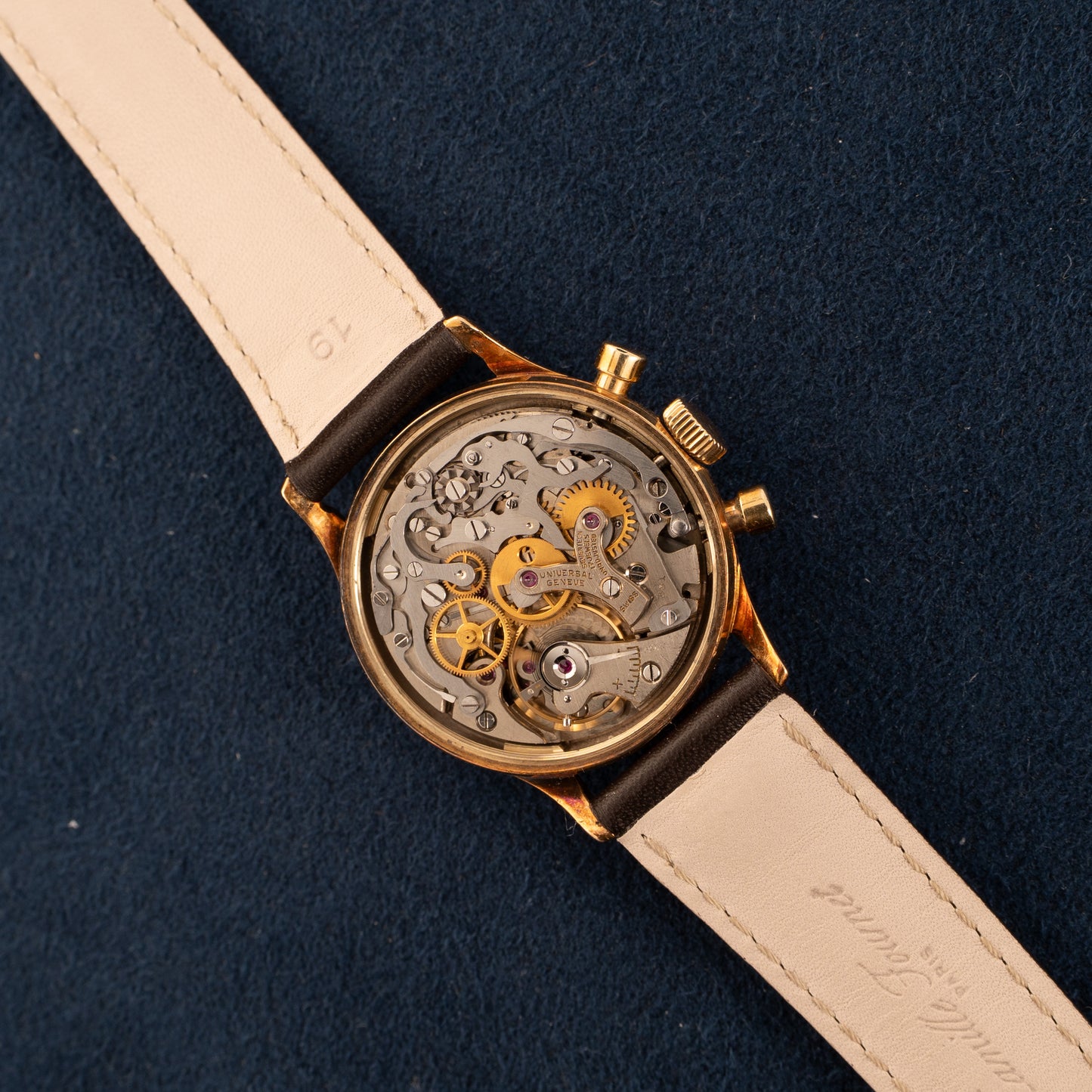 Universal Genève Ref. 52215 YG Compax with Box