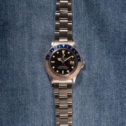 Rolex Ref. 1675 SS GMT Master Long E
