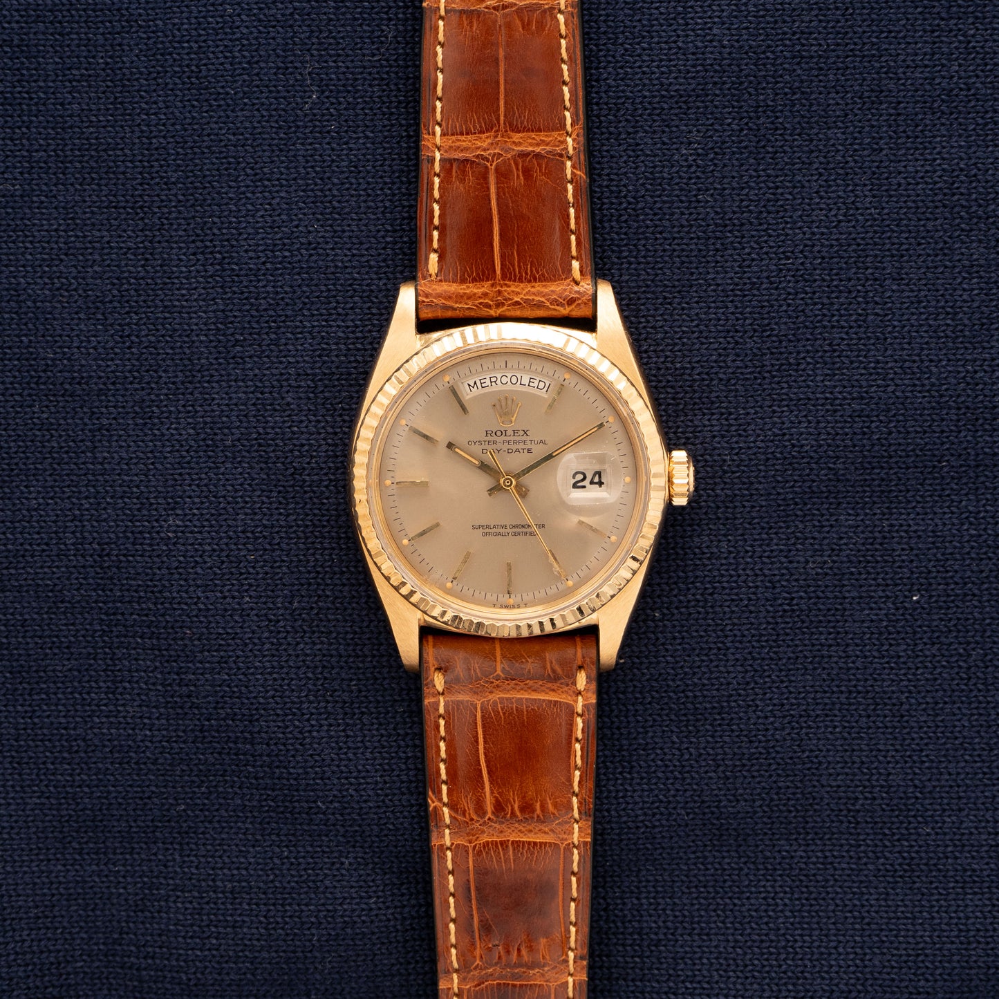 Rolex Ref. 1803 Y Day-Date with Box & Papers