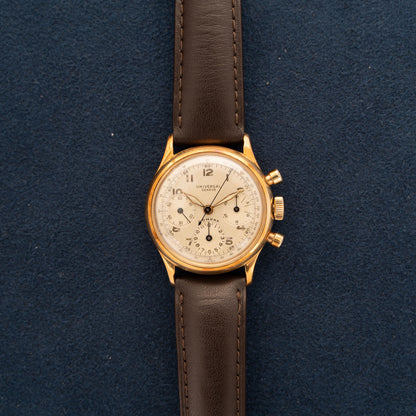 Universal Genève Ref. 52215 YG Compax with Box