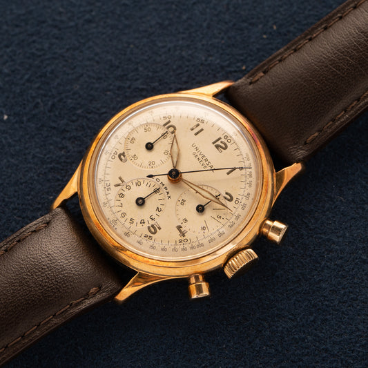 Universal Genève Ref. 52215 YG Compax with Box